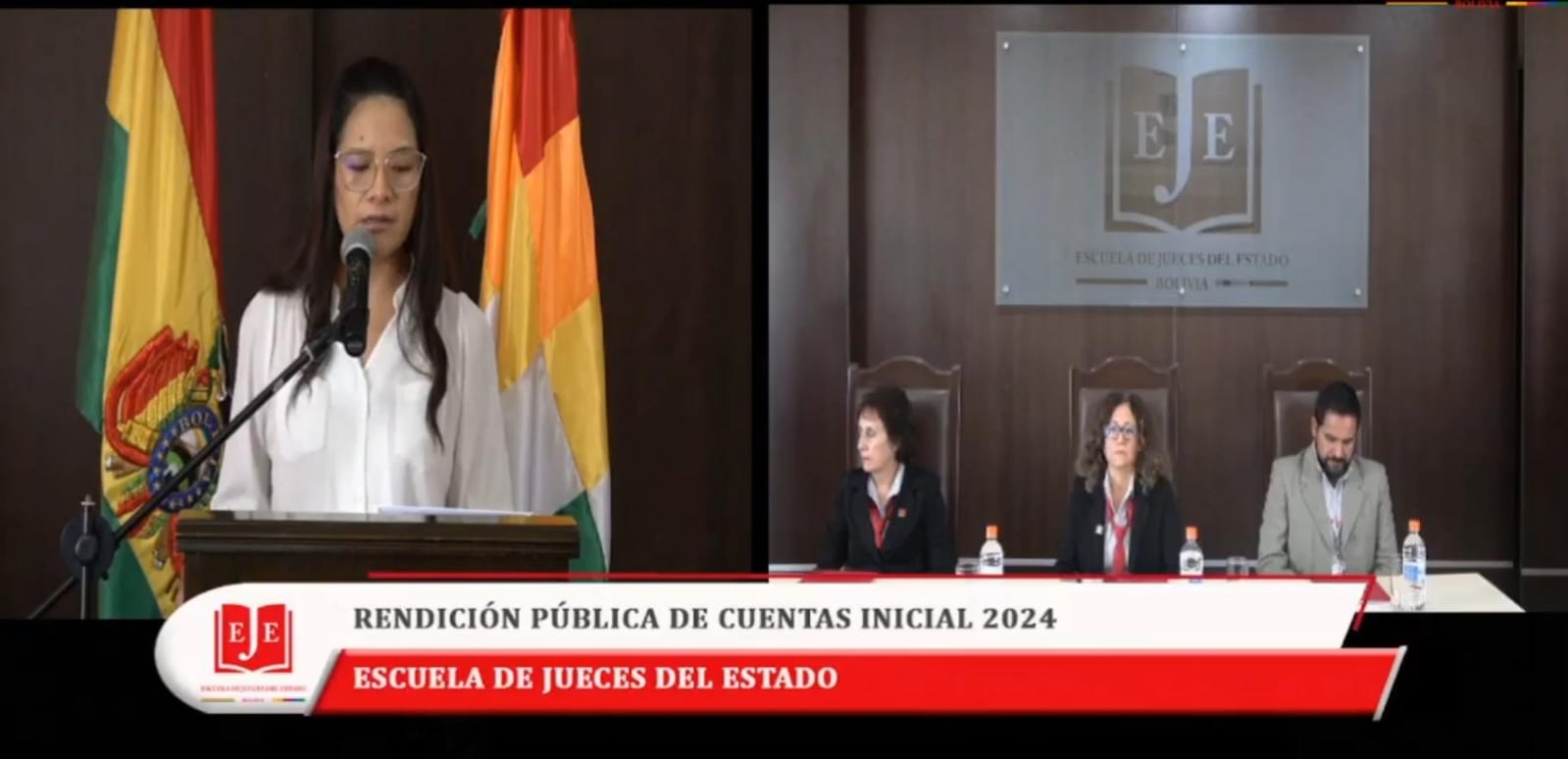 LA ESCUELA DE JUECES DEL ESTADO, PRESENTÓ LA RENDICIÓN PÚBLICA DE CUENTAS INICIAL 2024